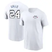 Men's Washington Nationals ＃24 Joey Gallo White 2025 City Connect Name & Number T-Shirt